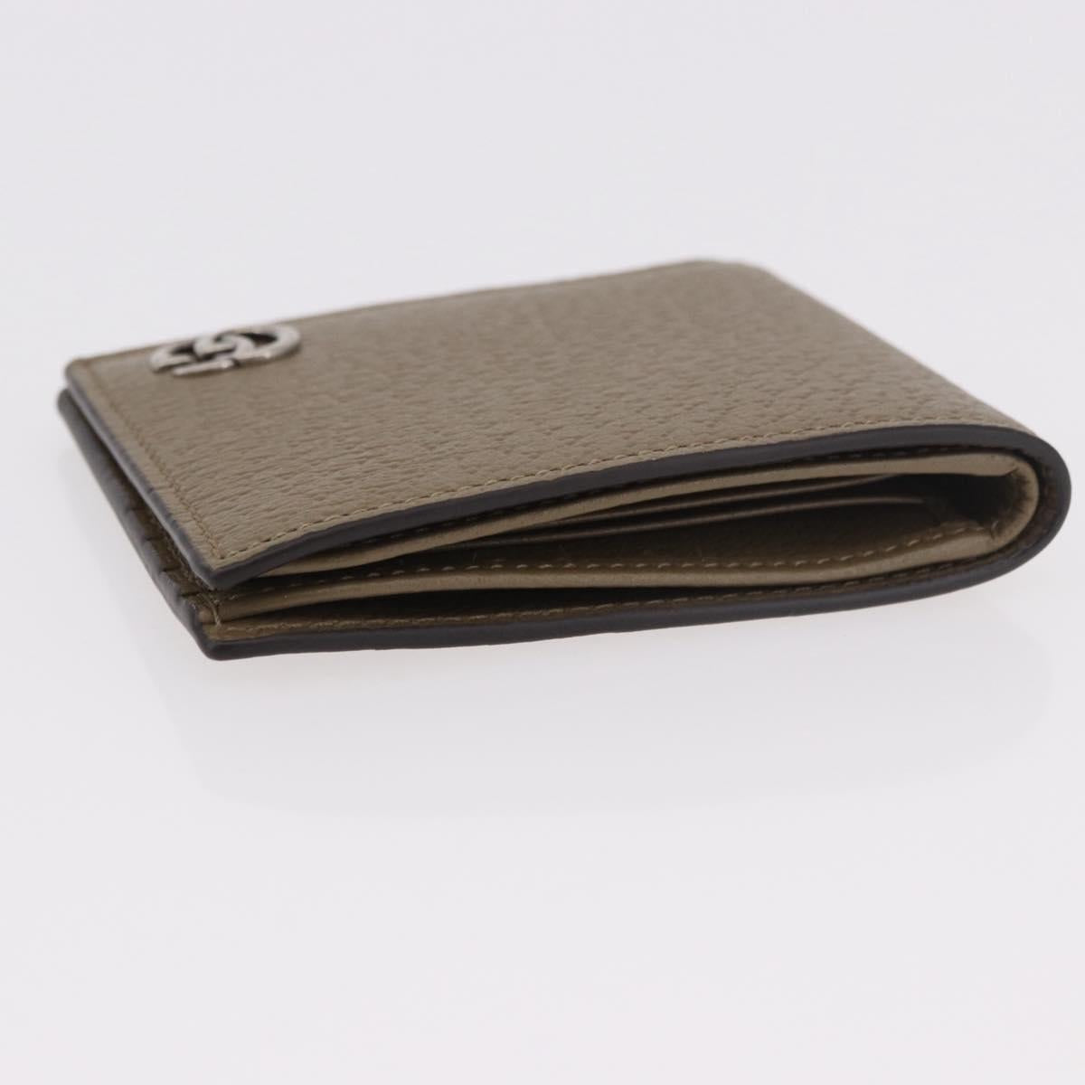 GUCCI GG Marmont Wallet Leather Beige Silver 428726 Auth 186156M - Jerrillo image 5
