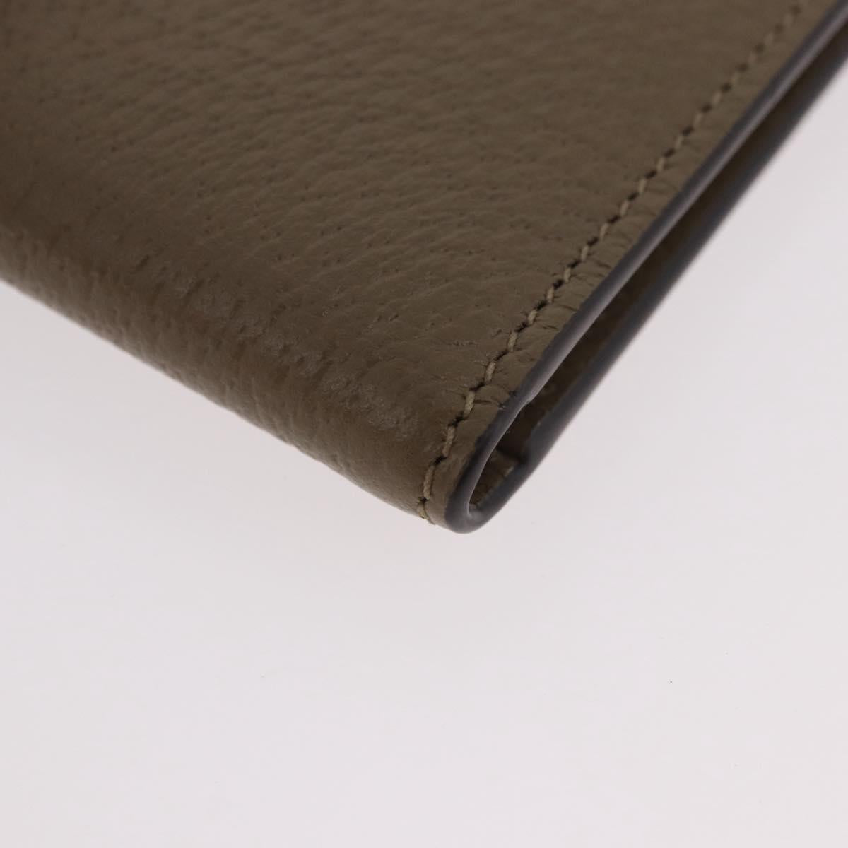 GUCCI GG Marmont Wallet Leather Beige Silver 428726 Auth 186156M - Jerrillo image 7