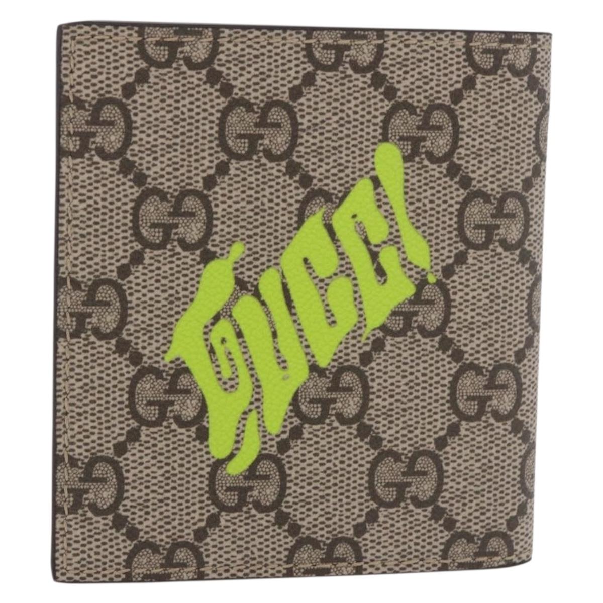 GUCCI GG Supreme Wallet PVC Beige 835323 Auth 186159M - Jerrillo image 2