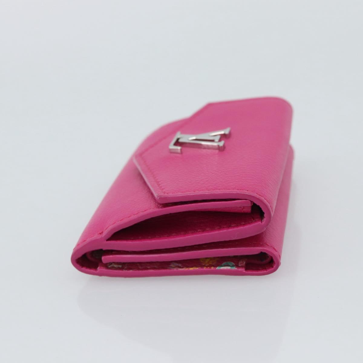 Portafoglio mini LOUIS VUITTON Portefeuille Rock in pelle rosa M81886 LV Autentico 186174M image 4