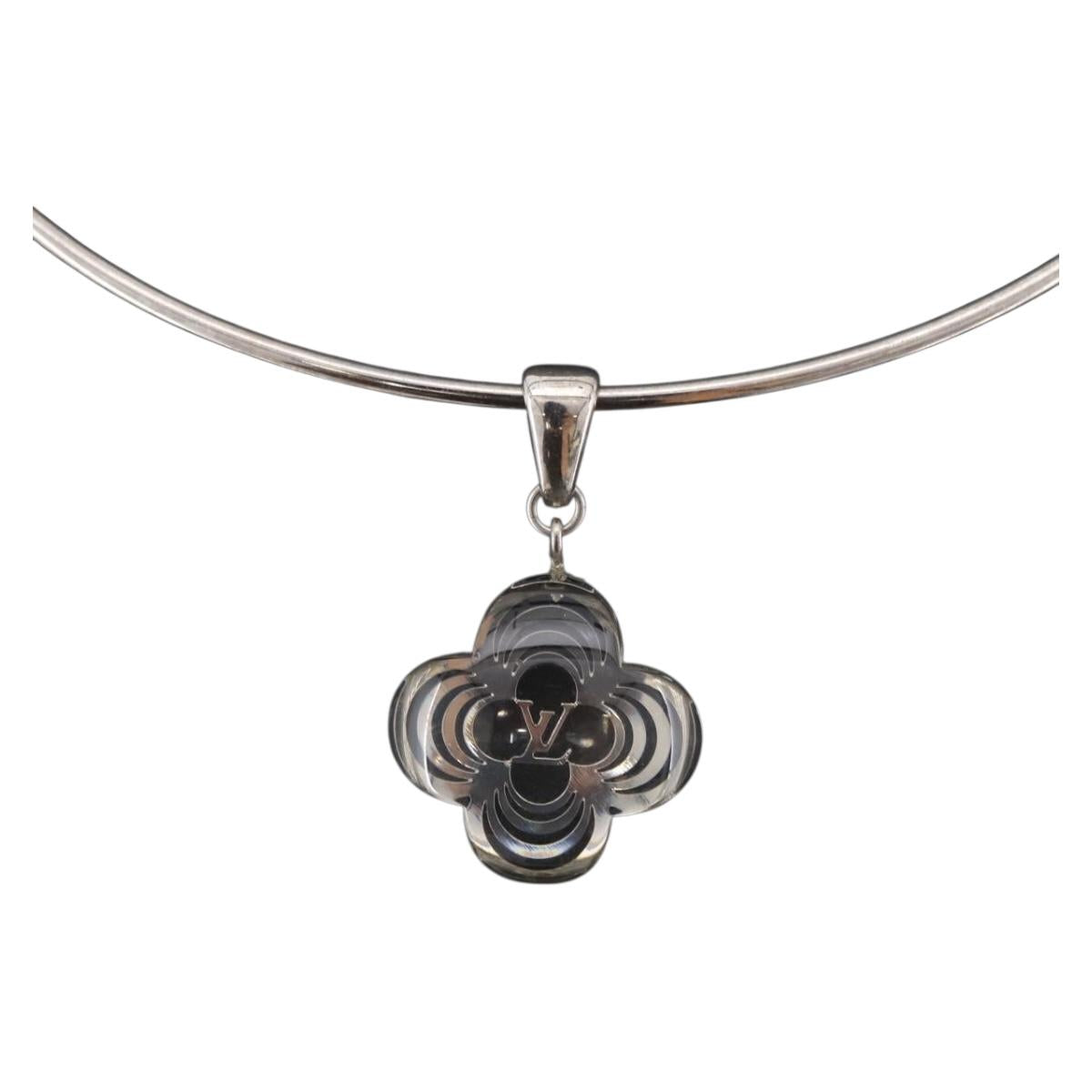 LOUIS VUITTON Corie Arafoli Choker metal Silver LV Auth 186177A - Jerrillo image 2