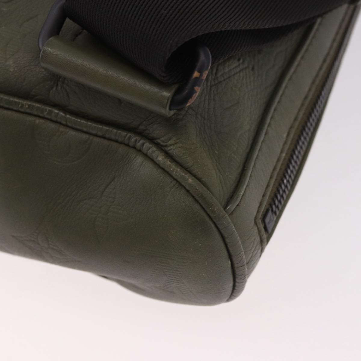 LOUIS VUITTON Monogram Shadow Chalk Sling Bag Green M44634 LV Auth 186190M - Jerrillo image 8