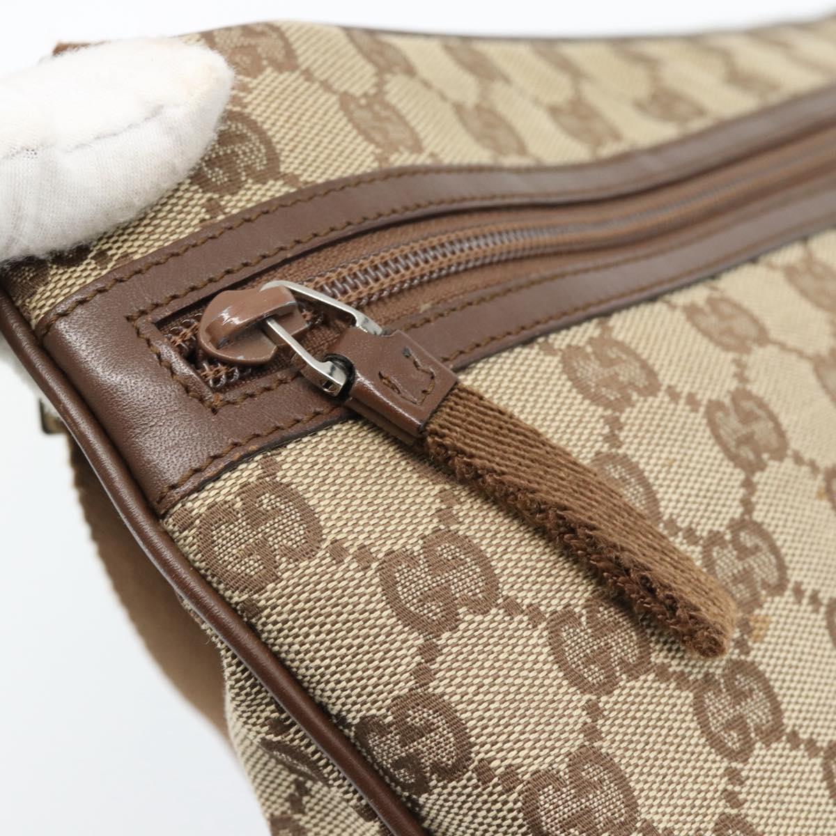 GUCCI GG Canvas Shoulder Bag Beige Silver 90477 Auth 186195A - Jerrillo image 10