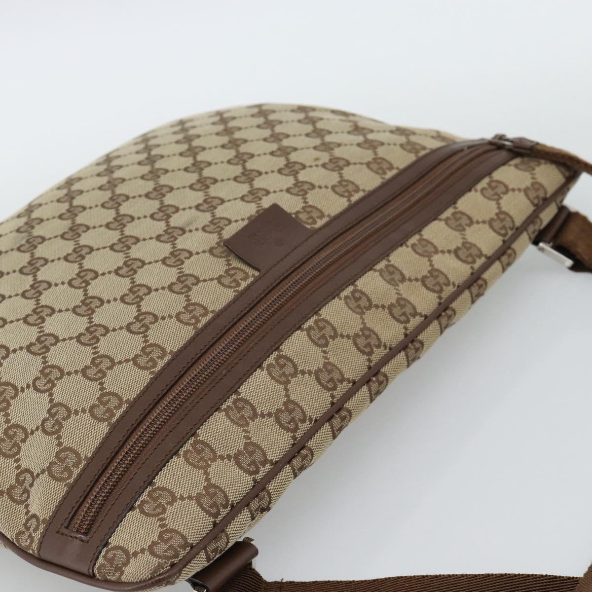 GUCCI GG Canvas Shoulder Bag Beige Silver 90477 Auth 186195A - Jerrillo image 6