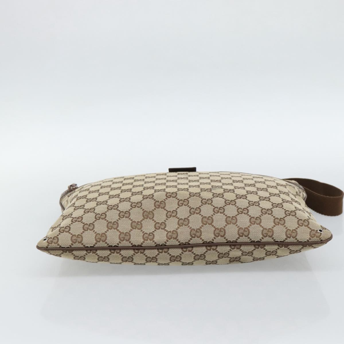 GUCCI GG Canvas Shoulder Bag Beige Silver 90477 Auth 186195A - Jerrillo image 5