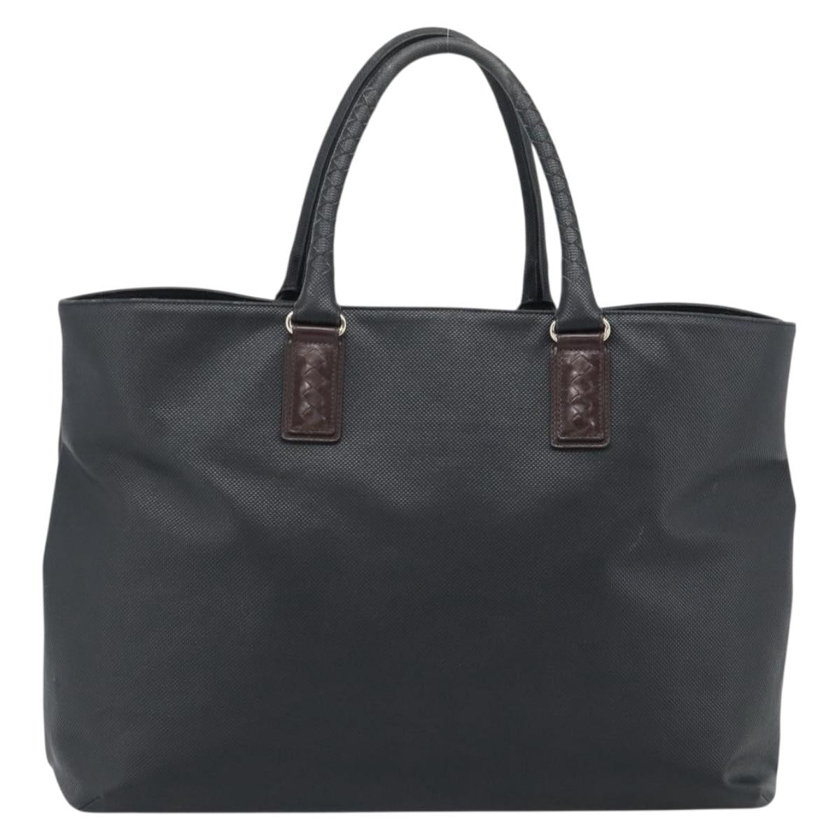 BOTTEGA VENETA Marco Polo Tote Bag PVC Black Gold Auth 186200A - Jerrillo image 2