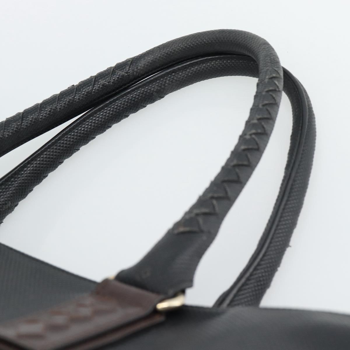 BOTTEGA VENETA Marco Polo Tote Bag PVC Black Gold Auth 186200A - Jerrillo image 8