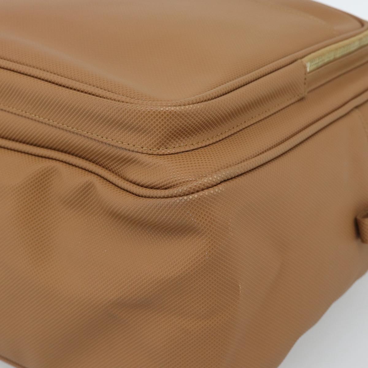 BOTTEGA VENETA Boston Bag PVC Canvas Beige Gold Auth 186272A - Jerrillo image 9