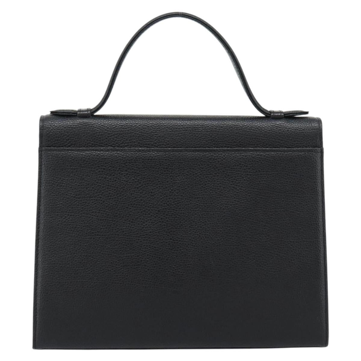 SAINT LAURENT Hand Bag Leather Black Gold Auth 186323A - Jerrillo image 2