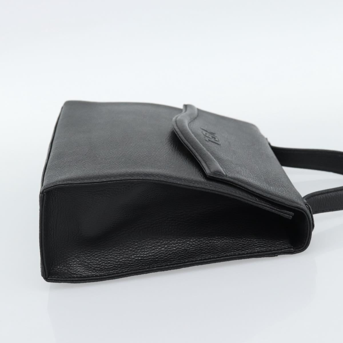 SAINT LAURENT Hand Bag Leather Black Gold Auth 186323A - Jerrillo image 4