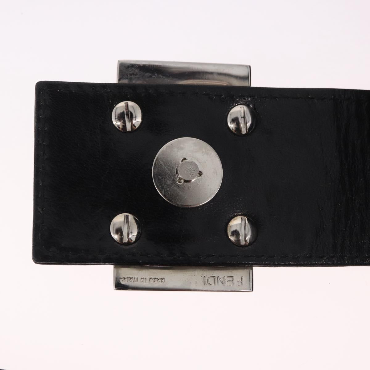 Borsa a tracolla FENDI Mamma Baguette in jersey di cotone, nera e argento, autentica 186336 image 10