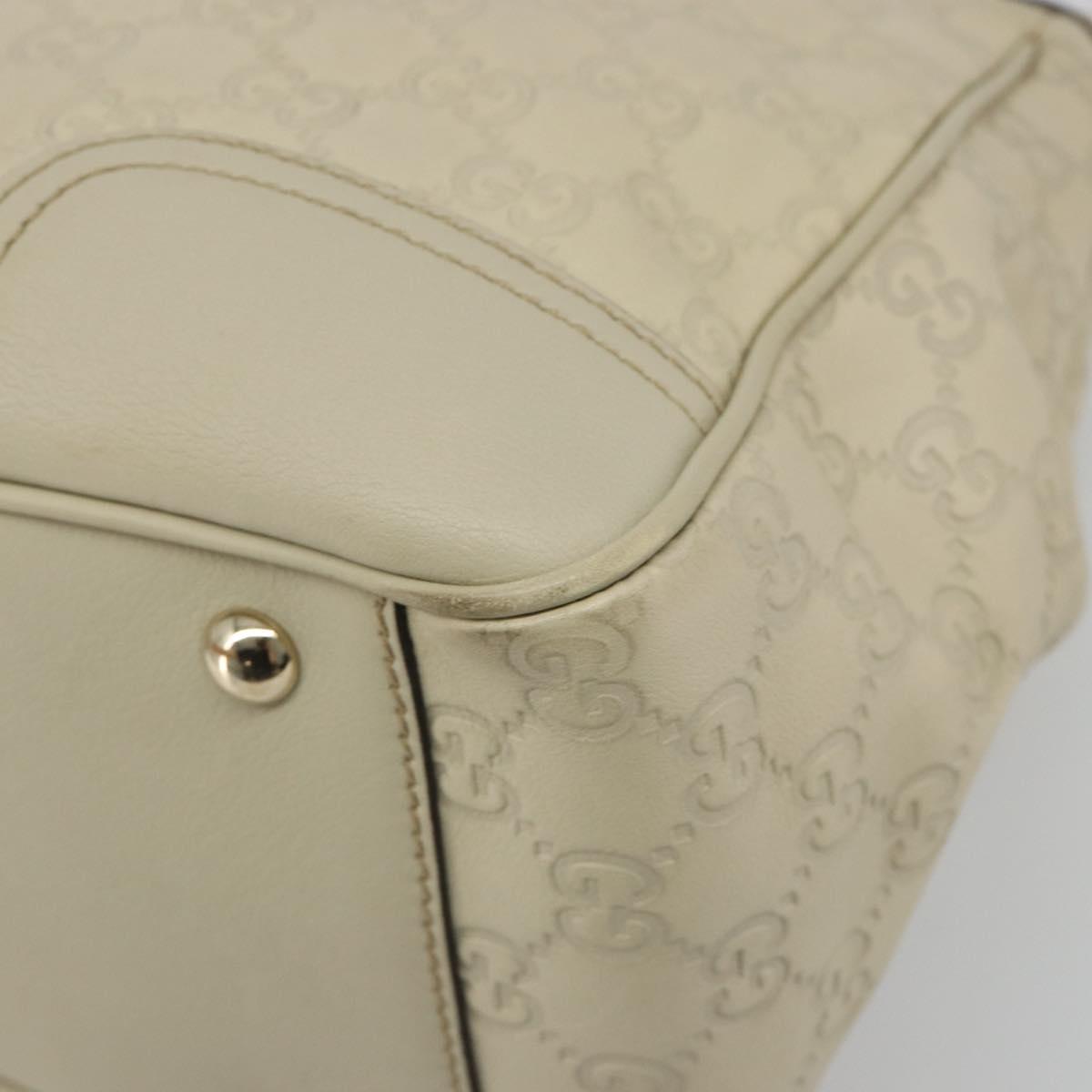 GUCCI GG Canvas Guccissima Princess Bag Leather Ivory Gold 177052 Auth 186378V - Jerrillo image 8