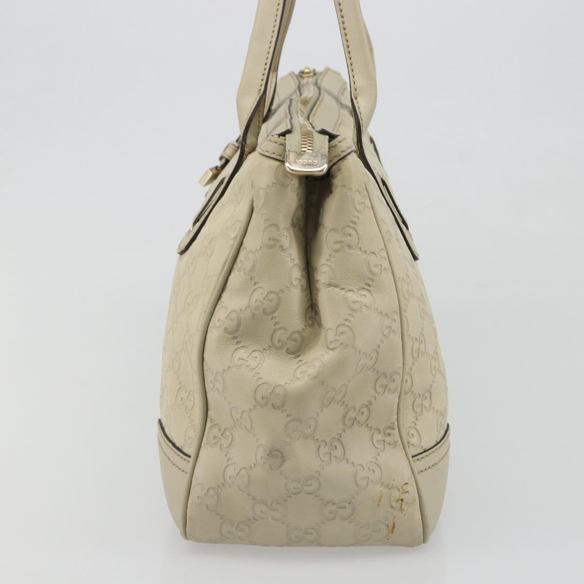 GUCCI GG Canvas Guccissima Princess Bag Leather Ivory Gold 177052 Auth 186378V - Jerrillo image 3