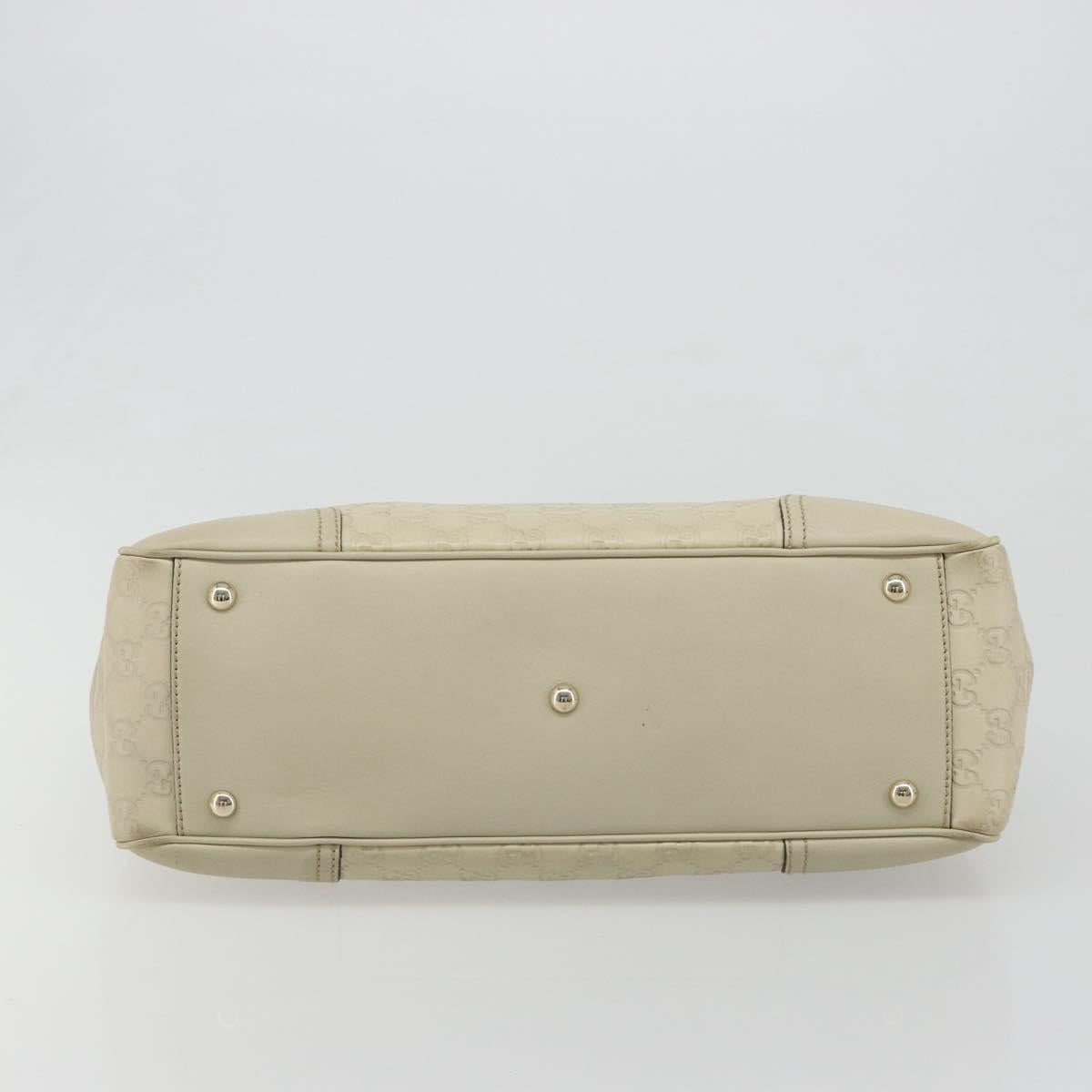 GUCCI GG Canvas Guccissima Princess Bag Leather Ivory Gold 177052 Auth 186378V - Jerrillo image 5