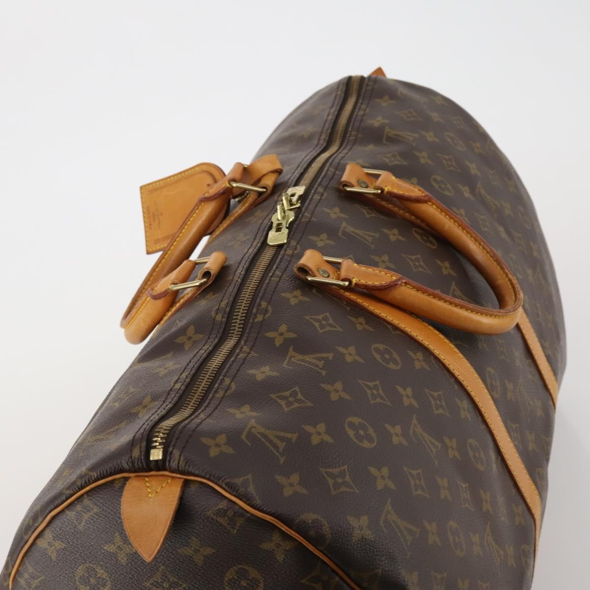 LOUIS VUITTON Monogram Keepall 55 Boston Bag M41424 LV Auth 186387A - Jerrillo image 6