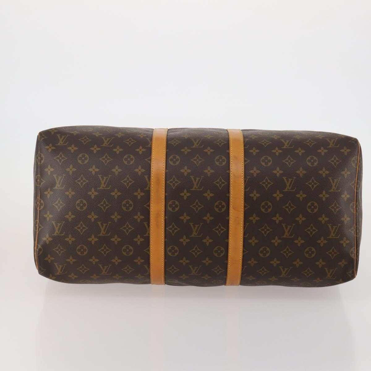 LOUIS VUITTON Monogram Keepall 55 Boston Bag M41424 LV Auth 186387A - Jerrillo image 5