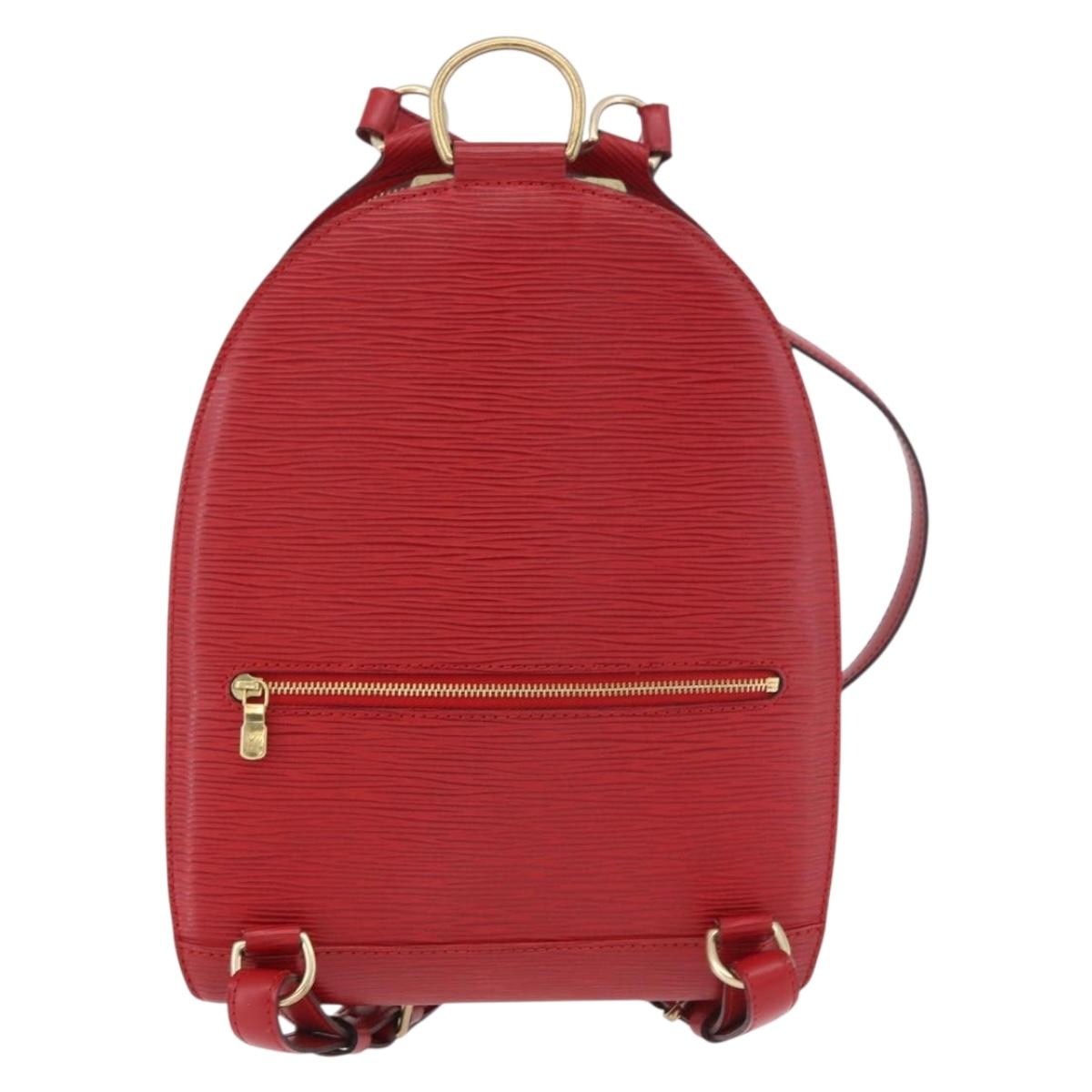 LOUIS VUITTON Epi Mabillon Backpack Castilian Red M52237 LV Auth 186394 - Jerrillo image 2