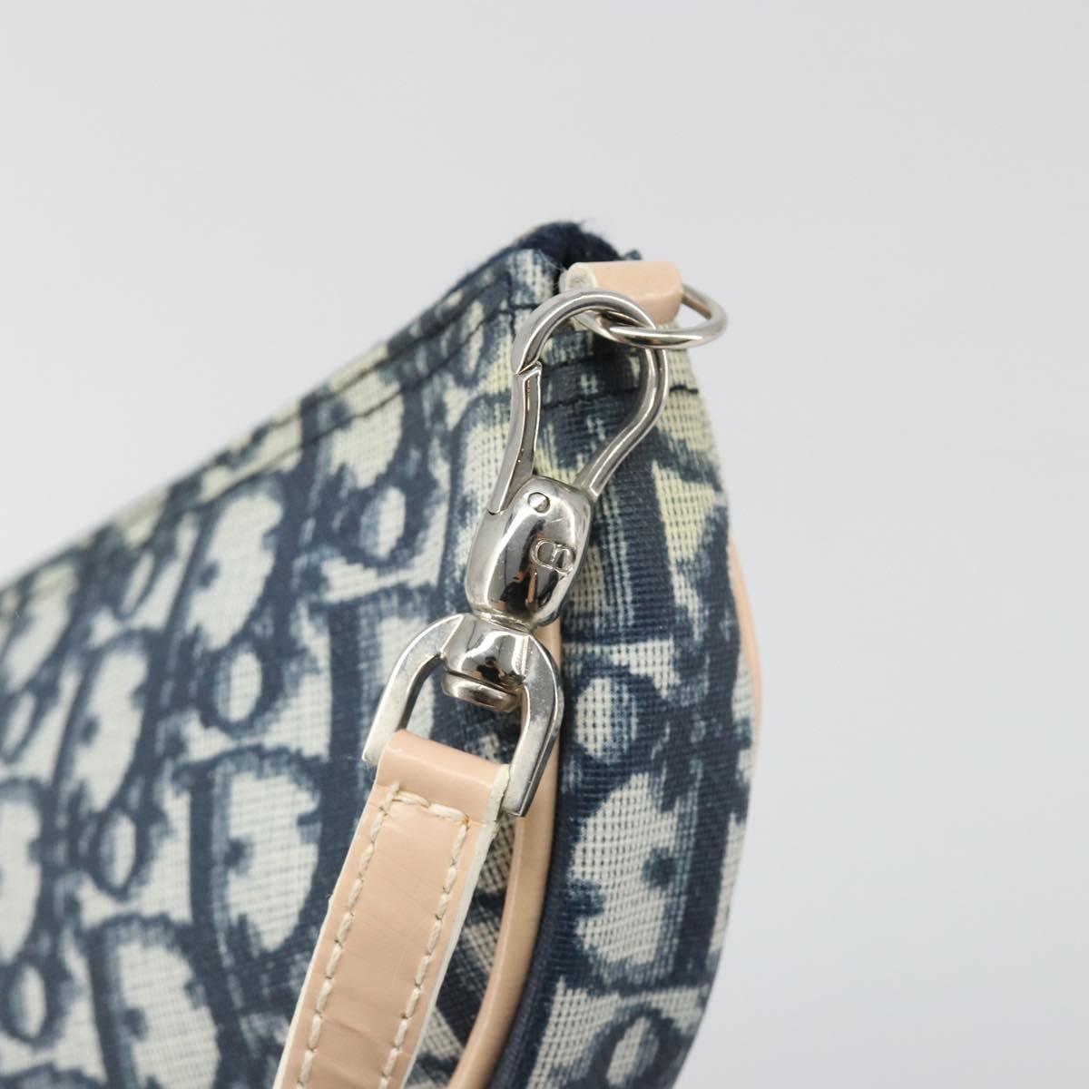 Christian Dior Trotter Canvas Saddle Accessory Pouch PVC Navy Auth 186458V - Jerrillo image 9