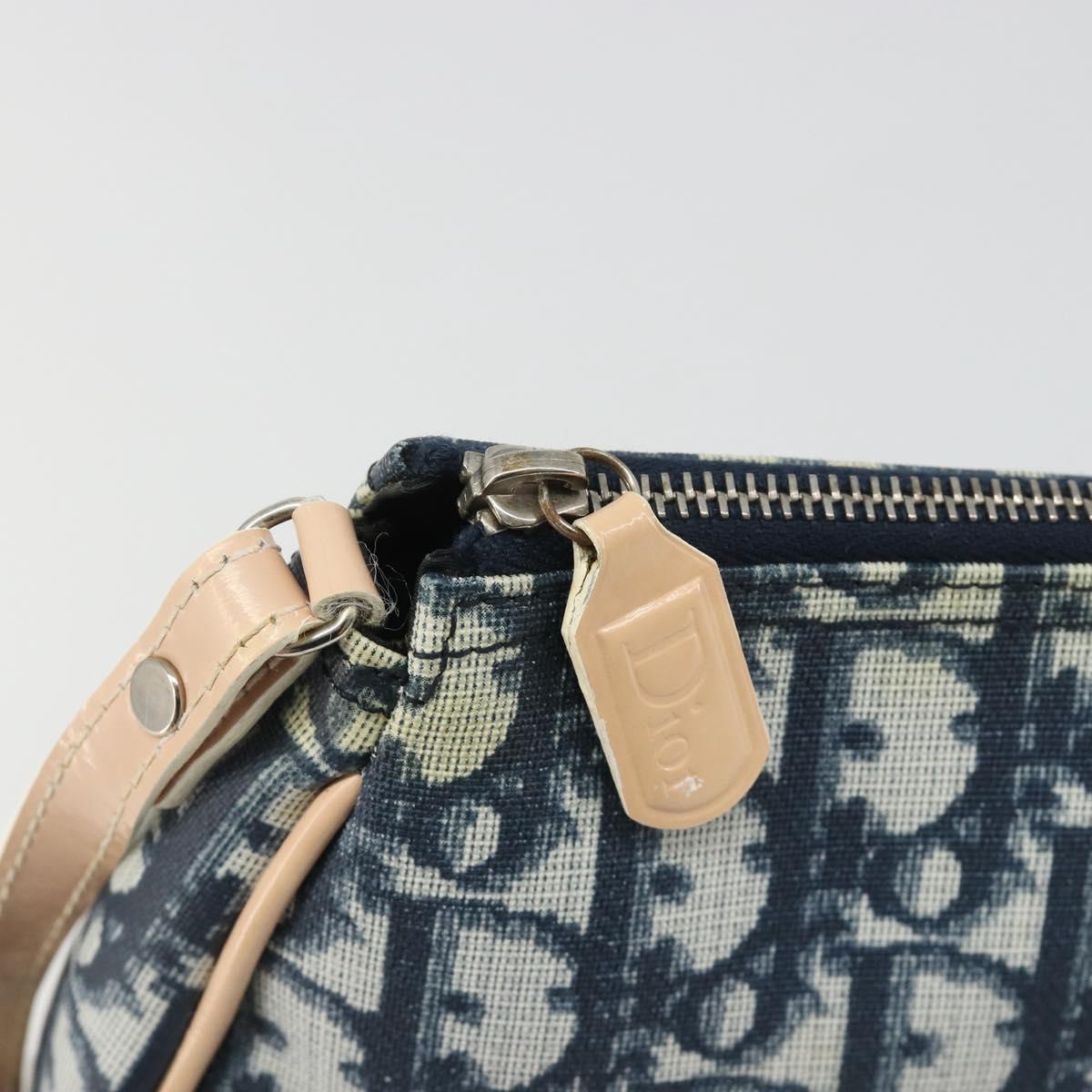 Christian Dior Trotter Canvas Saddle Accessory Pouch PVC Navy Auth 186458V - Jerrillo image 10