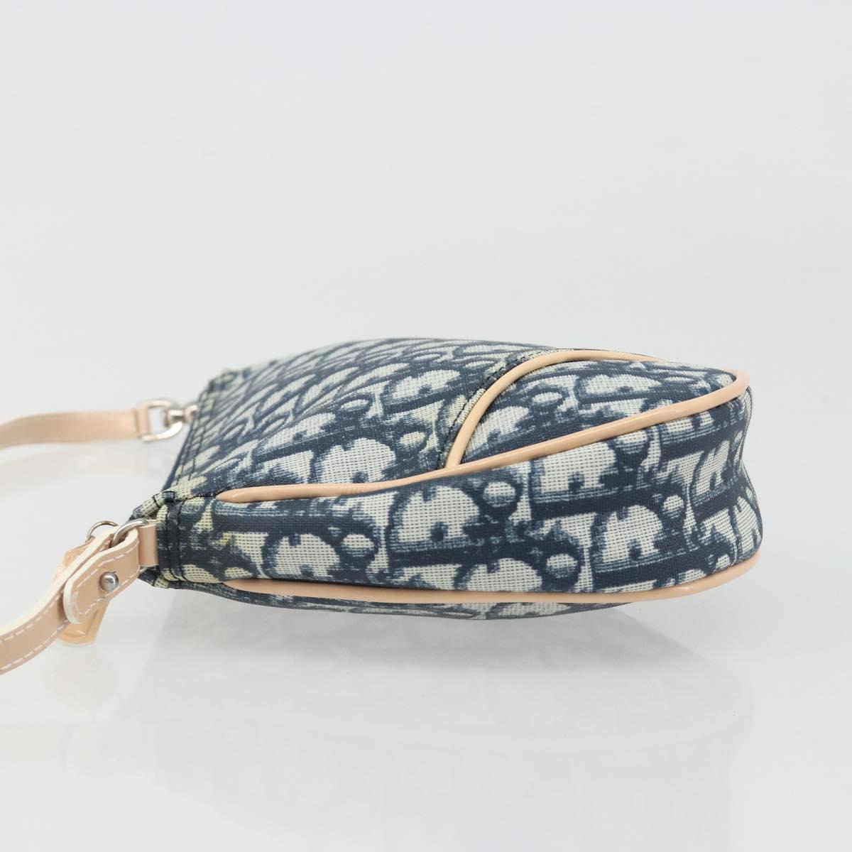 Christian Dior Trotter Canvas Saddle Accessory Pouch PVC Navy Auth 186458V - Jerrillo image 4