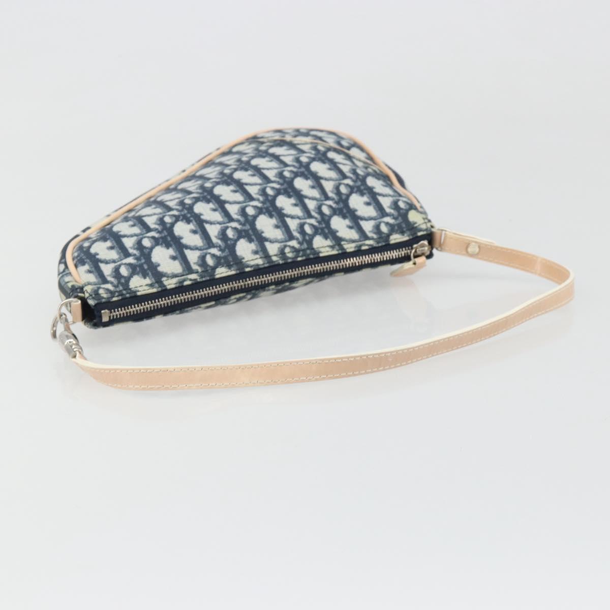 Christian Dior Trotter Canvas Saddle Accessory Pouch PVC Navy Auth 186458V - Jerrillo image 7