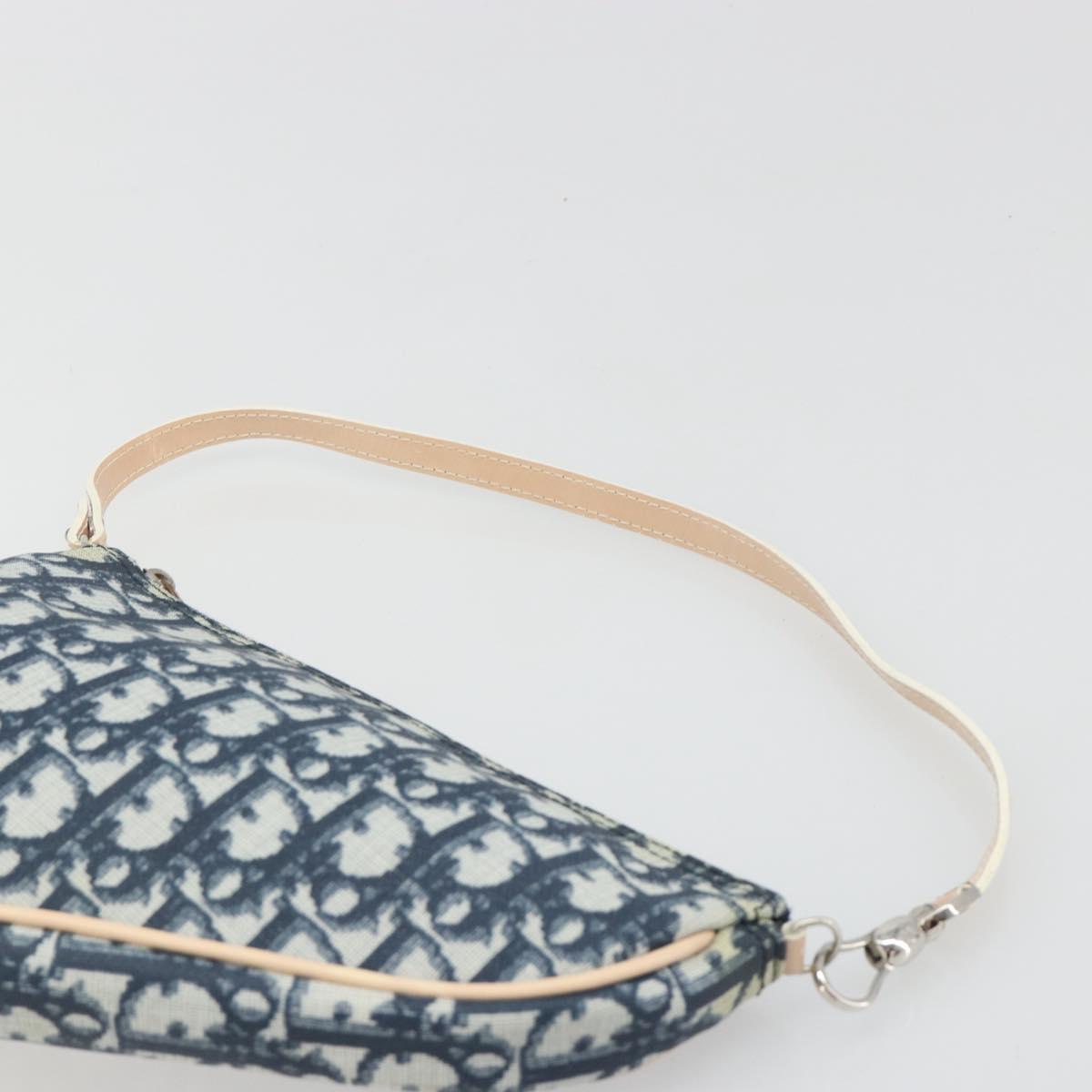 Christian Dior Trotter Canvas Saddle Accessory Pouch PVC Navy Auth 186458V - Jerrillo image 8