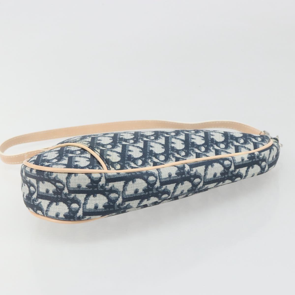 Christian Dior Trotter Canvas Saddle Accessory Pouch PVC Navy Auth 186458V - Jerrillo image 5