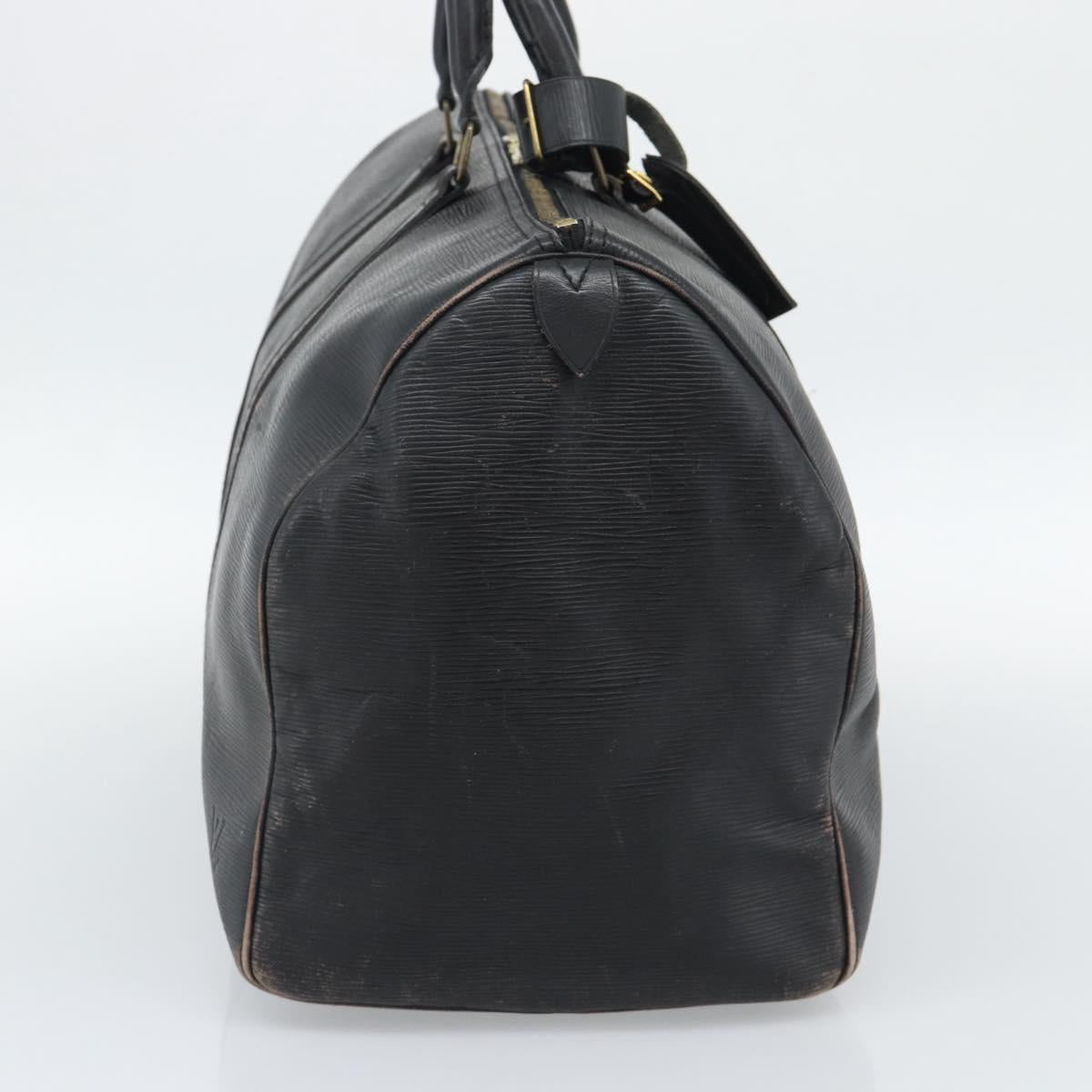LOUIS VUITTON Epi Keepall 50 Boston Bag Black M42962 LV Auth 186562 - Jerrillo image 3