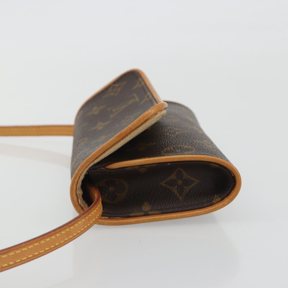 LOUIS VUITTON Monogram Pochette Twin PM Shoulder Bag M51854 LV Auth 186629A - Jerrillo image 4