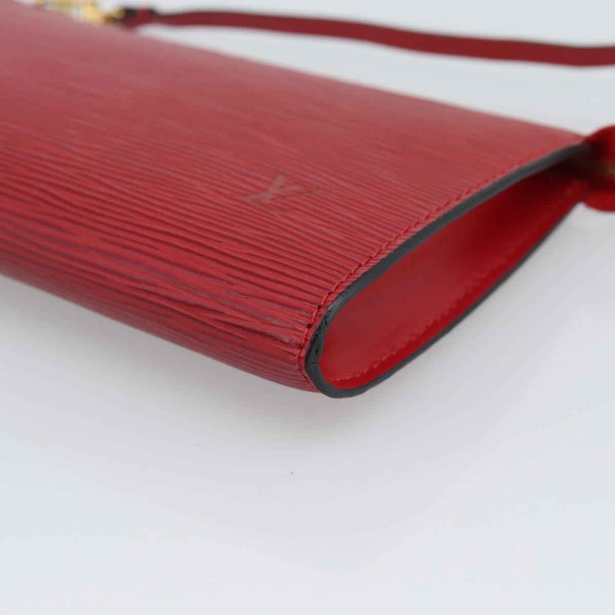 LOUIS VUITTON Epi Pochette Accessoires Pouch Red M52947 LV Auth 187289A - Jerrillo image 10