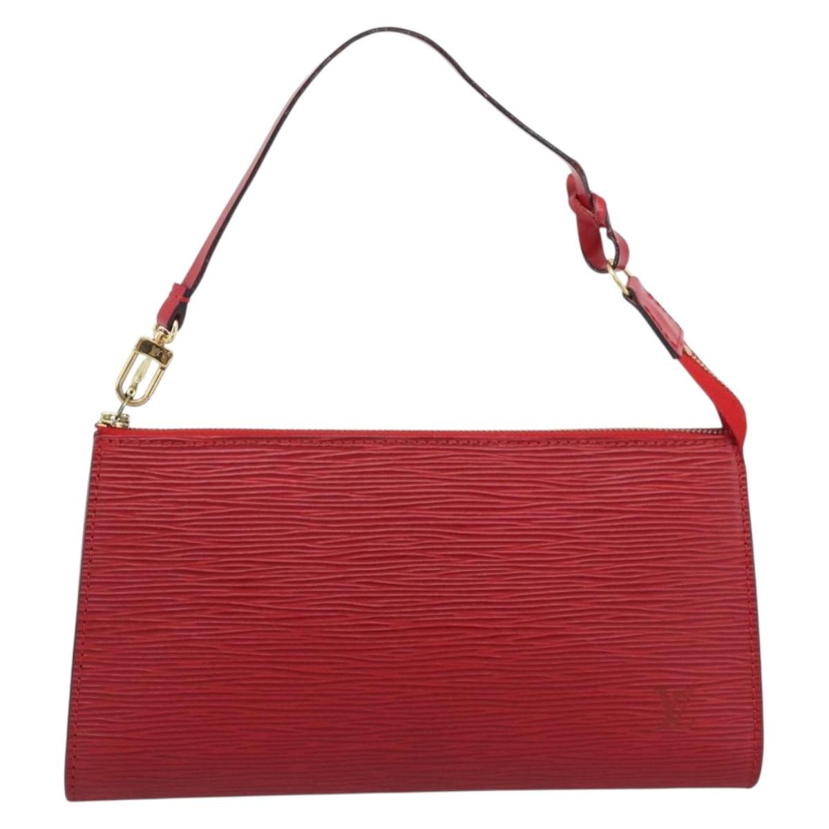 LOUIS VUITTON Epi Pochette Accessoires Pouch Red M52947 LV Auth 187289A - Jerrillo image 2