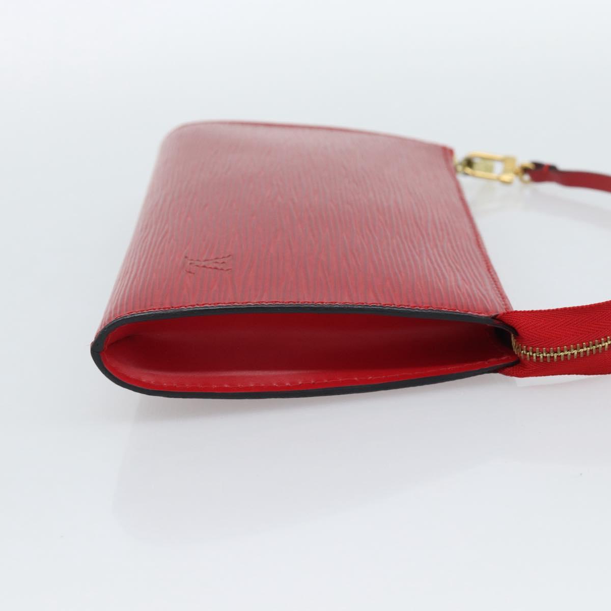 LOUIS VUITTON Epi Pochette Accessoires Pouch Red M52947 LV Auth 187289A - Jerrillo image 5