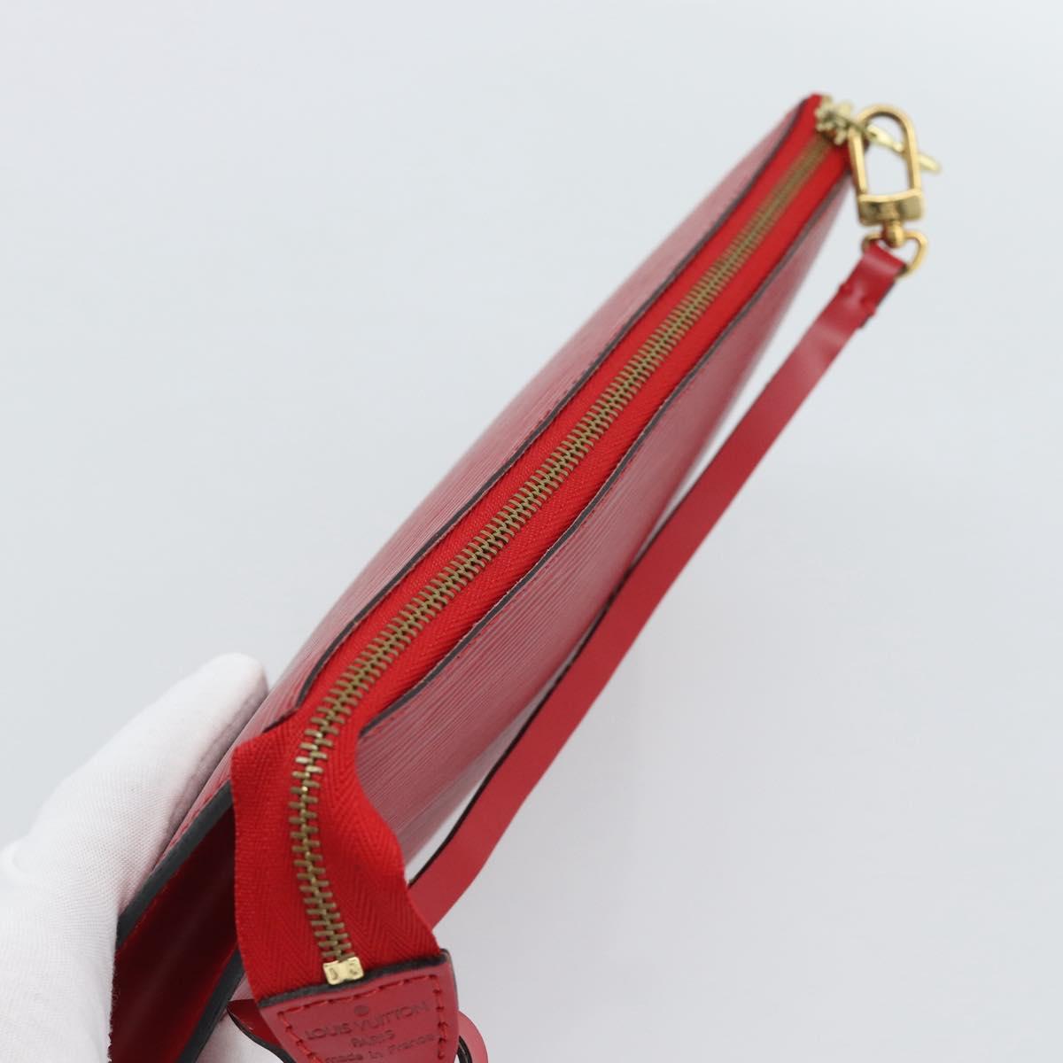 LOUIS VUITTON Epi Pochette Accessoires Pouch Red M52947 LV Auth 187289A - Jerrillo image 6