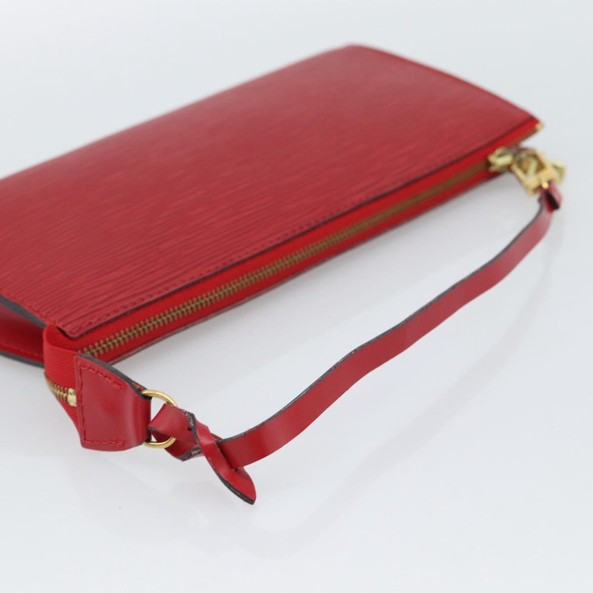 LOUIS VUITTON Epi Pochette Accessoires Pouch Red M52947 LV Auth 187289A - Jerrillo image 7