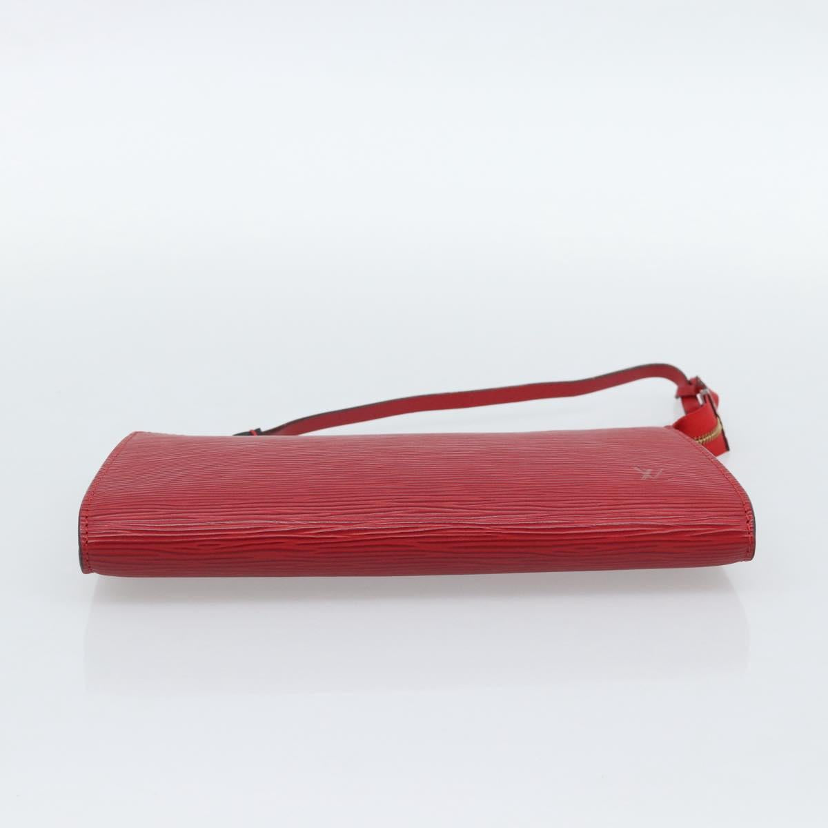 LOUIS VUITTON Epi Pochette Accessoires Pouch Red M52947 LV Auth 187289A - Jerrillo image 9
