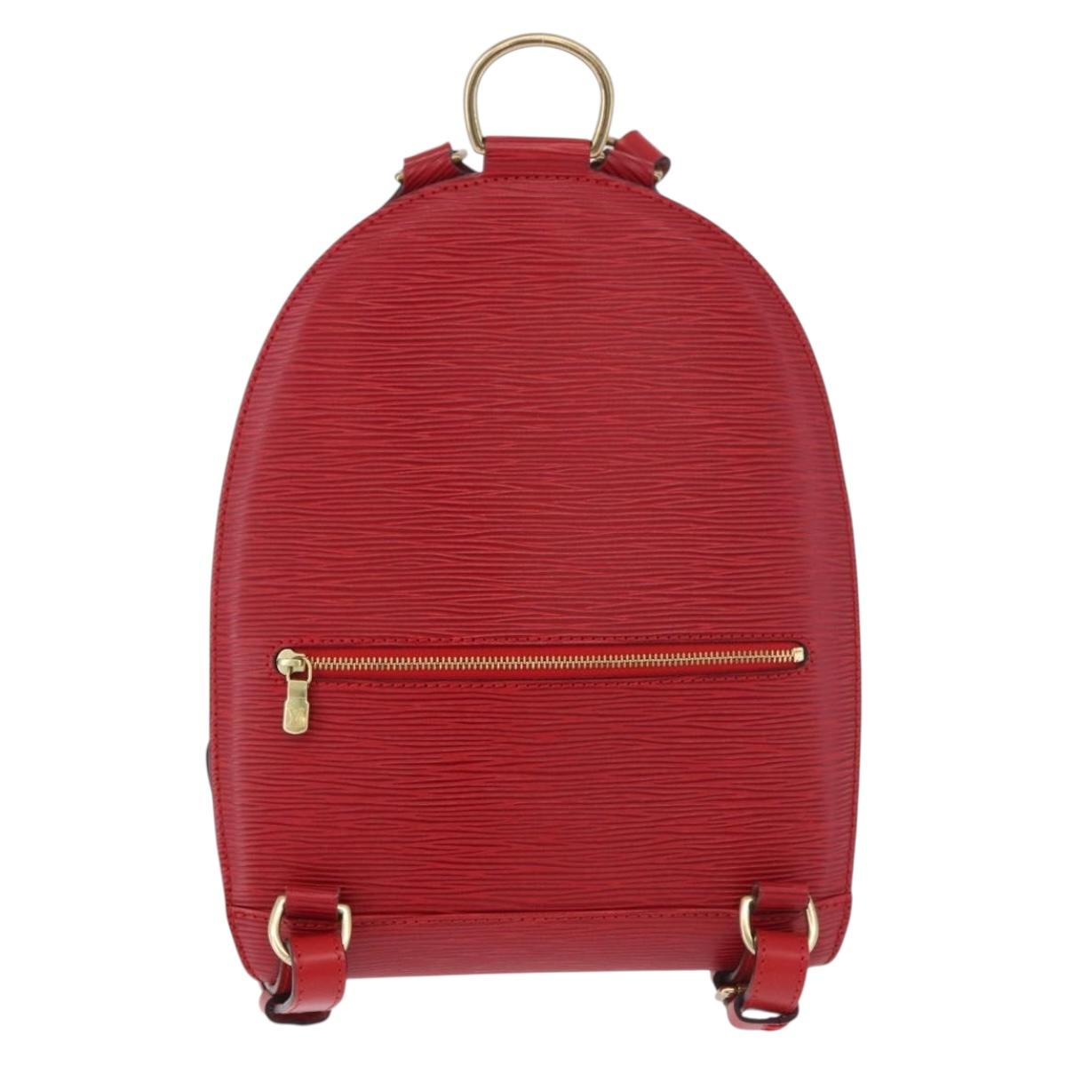 LOUIS VUITTON Epi Mabillon Backpack Castilian Red M52237 LV Auth 187305A - Jerrillo image 2