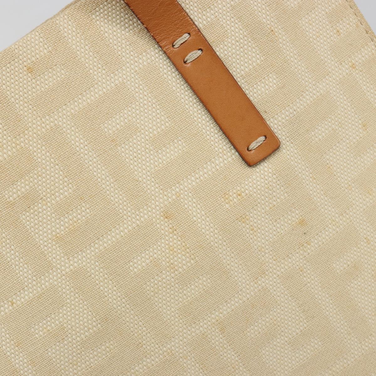 FENDI Zucca Canvas Tote Bag Beige Auth 187816 - Jerrillo image 10