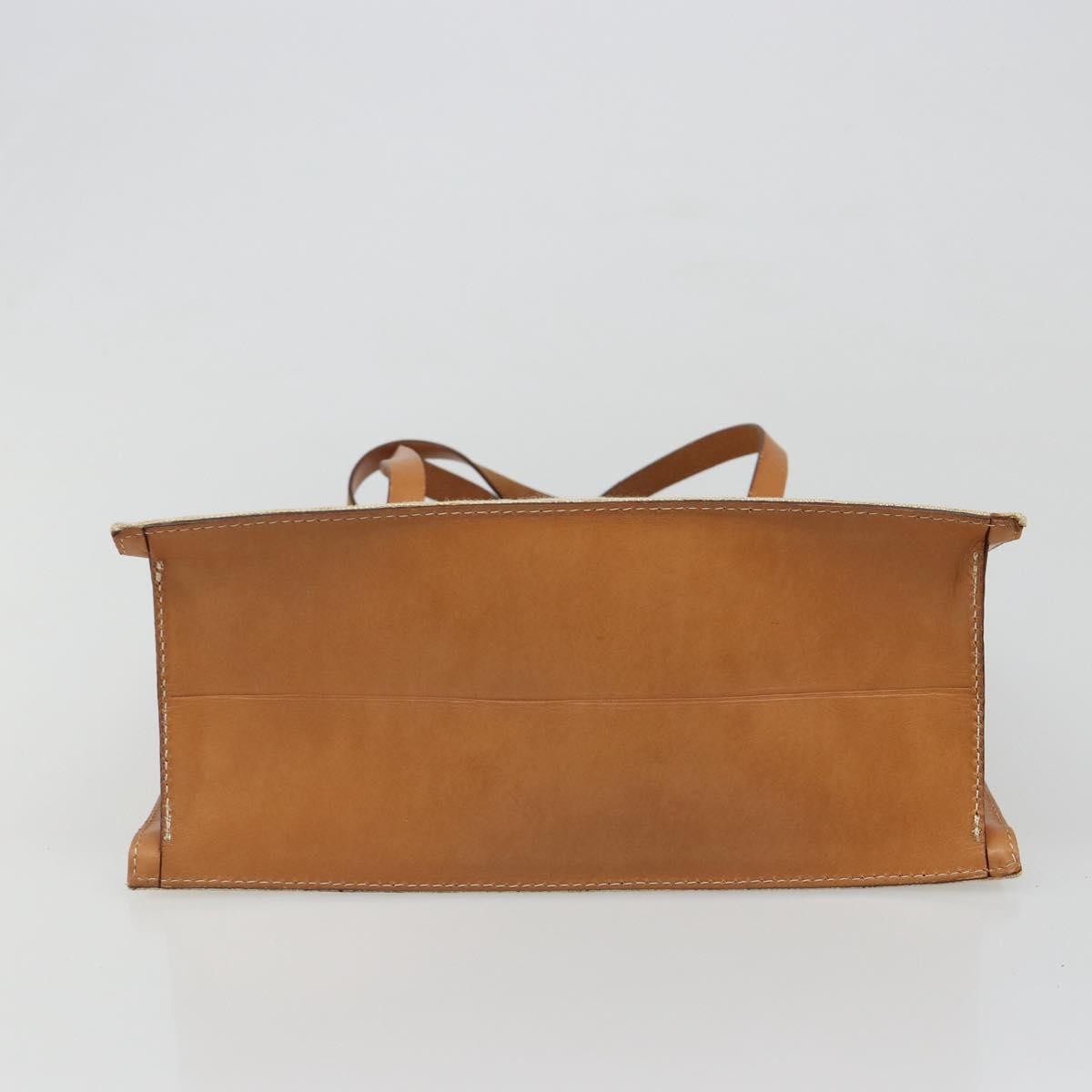 FENDI Zucca Canvas Tote Bag Beige Auth 187816 - Jerrillo image 5
