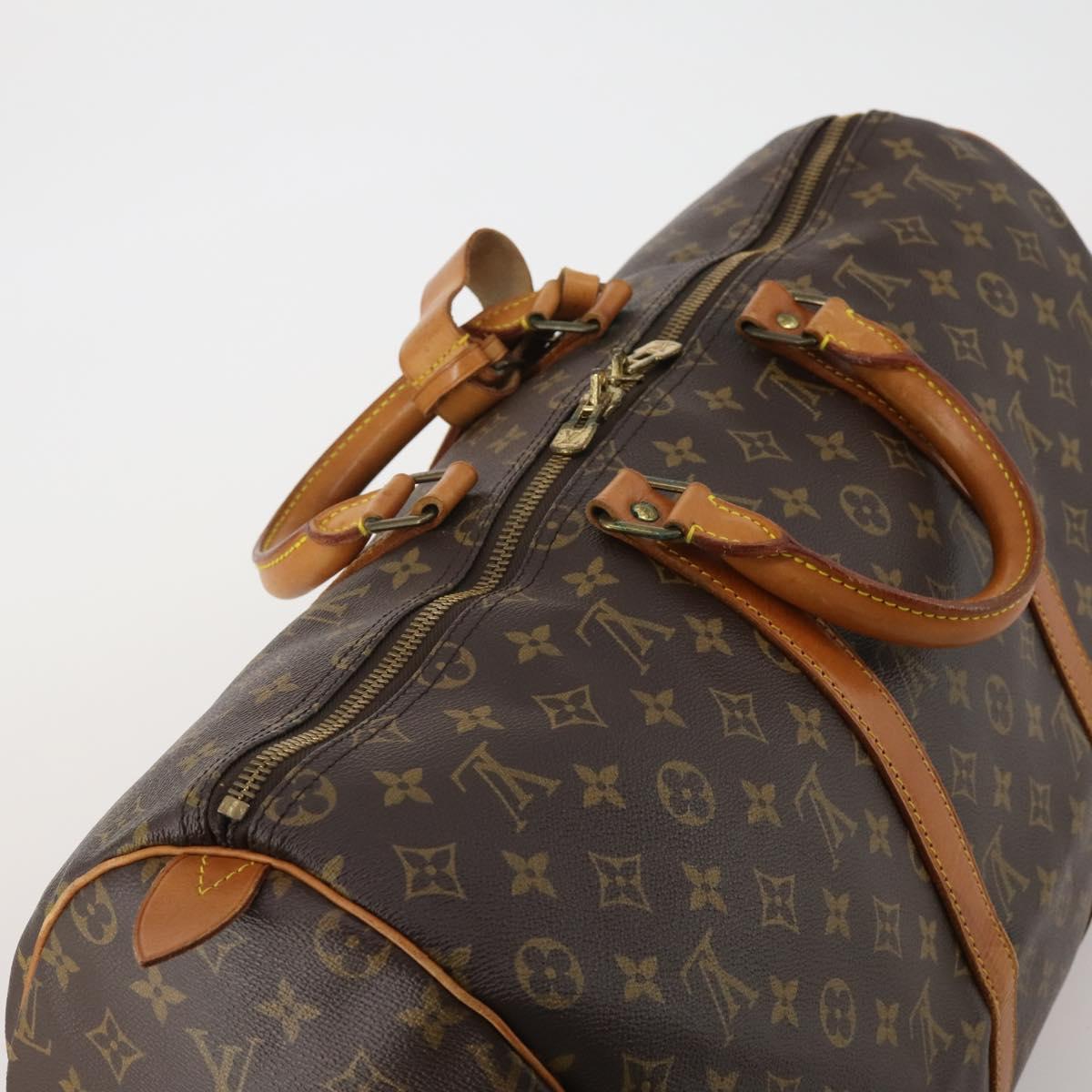 LOUIS VUITTON Monogram Keepall 50 Boston Bag M41426 LV Auth 187836A - Jerrillo image 6