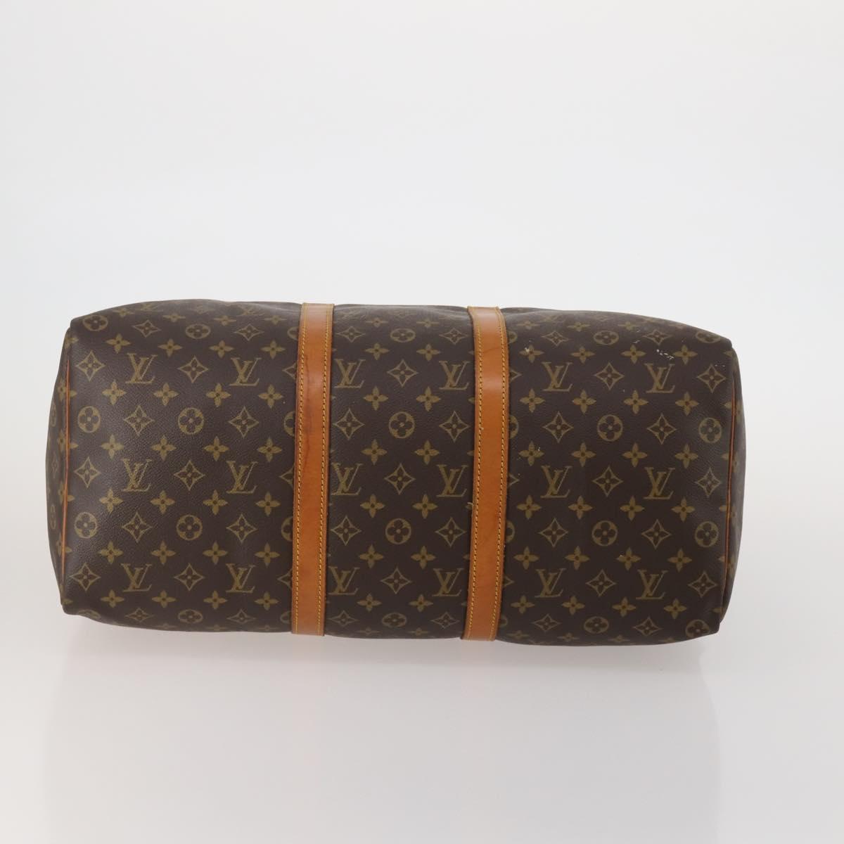 LOUIS VUITTON Monogram Keepall 50 Boston Bag M41426 LV Auth 187836A - Jerrillo image 5