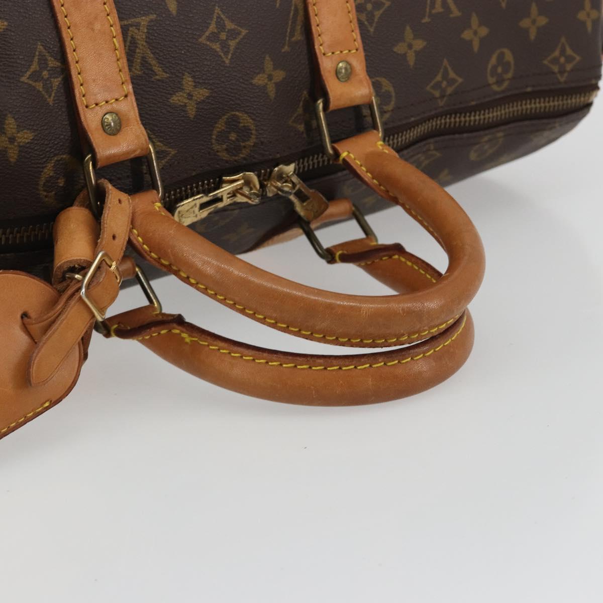 LOUIS VUITTON Monogram Keepall 45 Boston Bag M41428 LV Auth 187867A image 7