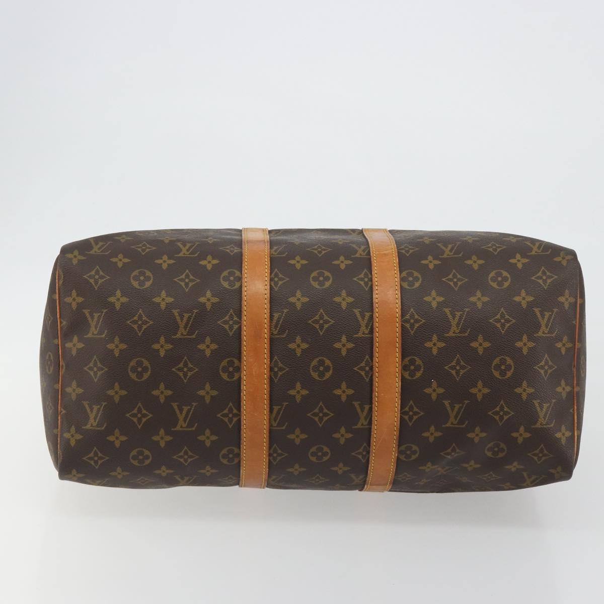 LOUIS VUITTON Monogram Keepall 45 Boston Bag M41428 LV Auth 187867A image 5