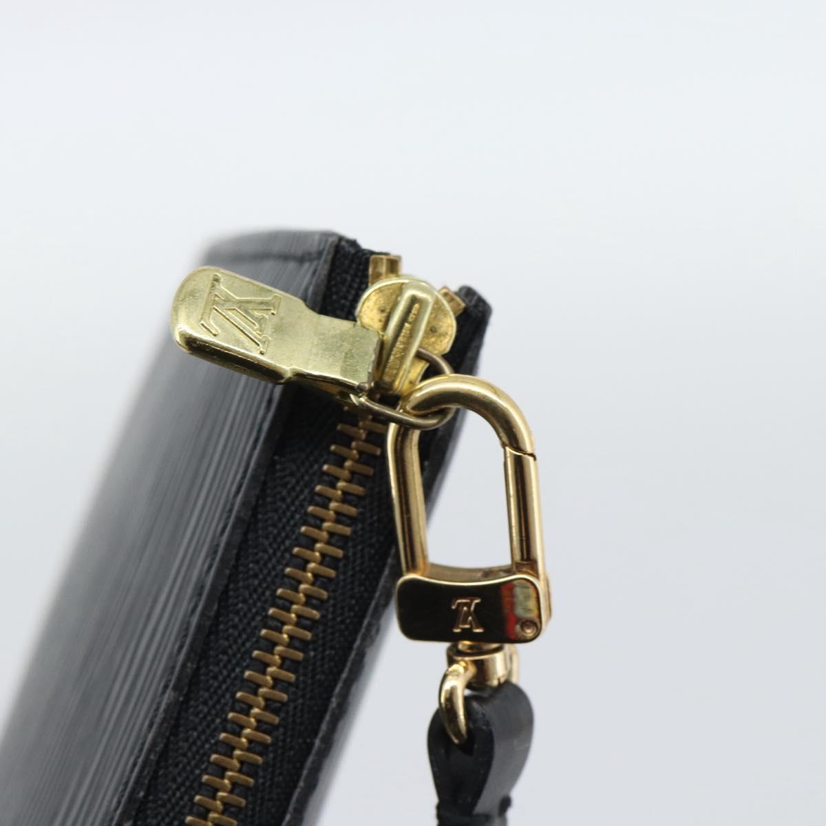 LOUIS VUITTON Epi Pochette Accessoires Pouch Black M52982 LV Auth 187872A - Jerrillo image 9