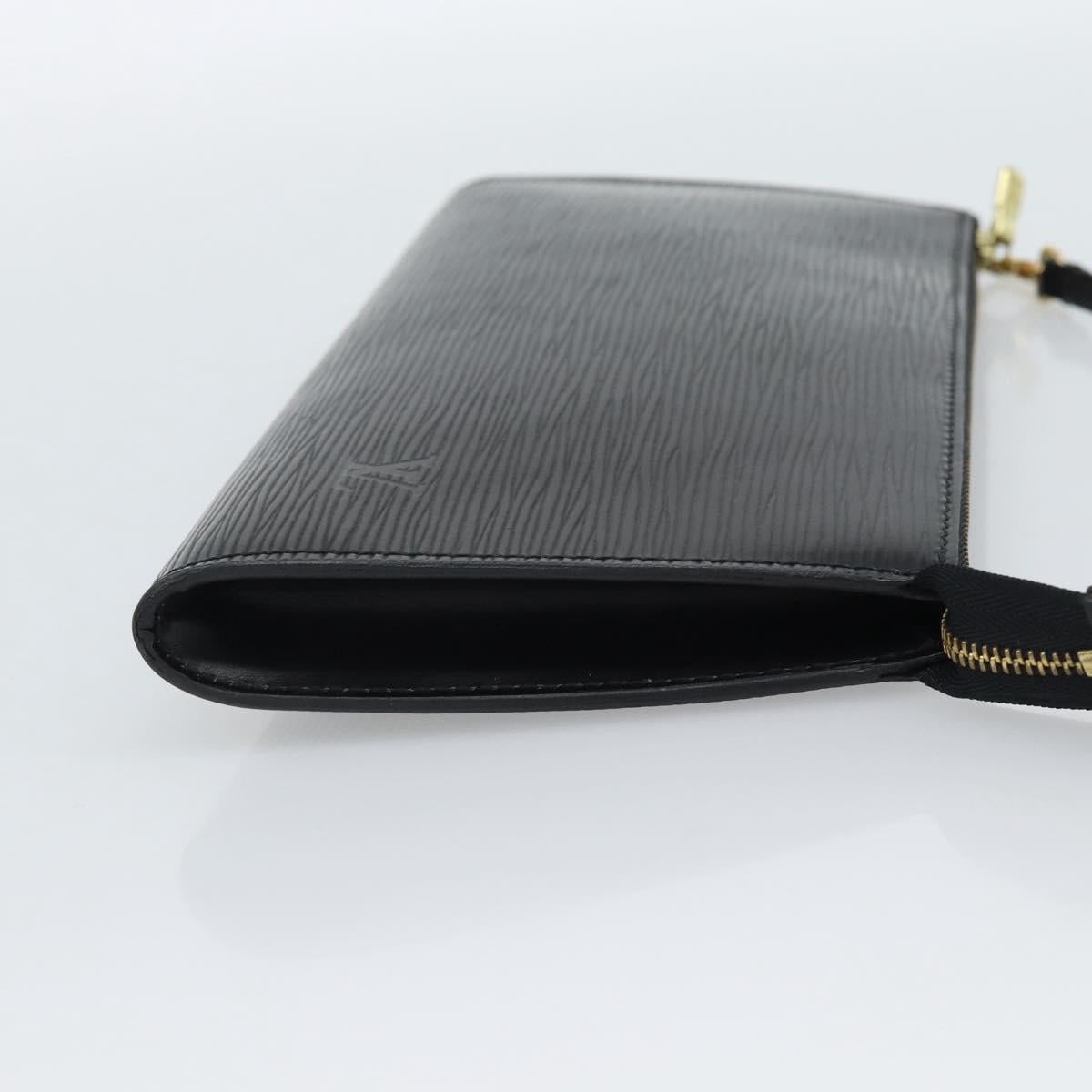 LOUIS VUITTON Epi Pochette Accessoires Pouch Black M52982 LV Auth 187872A - Jerrillo image 4