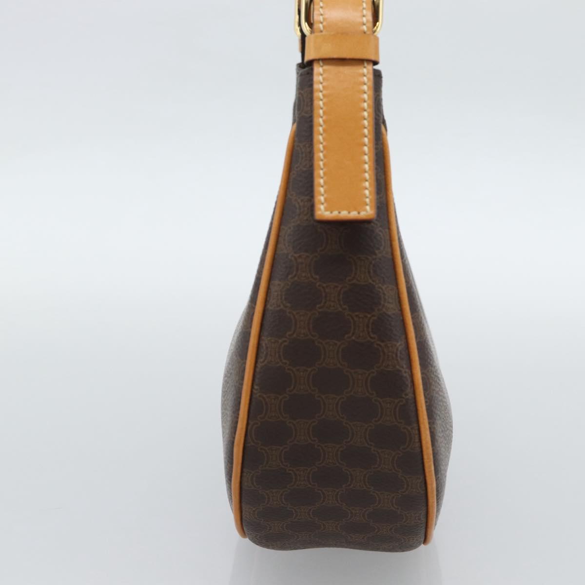 CELINE Macadam Canvas Hand Bag PVC Leather Brown Gold Auth 187973V - Jerrillo image 4