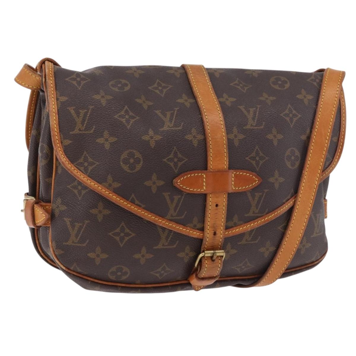 LOUIS VUITTON Monogram Saumur 30 Shoulder Bag M42256 LV Auth 188083A – Jerrillo