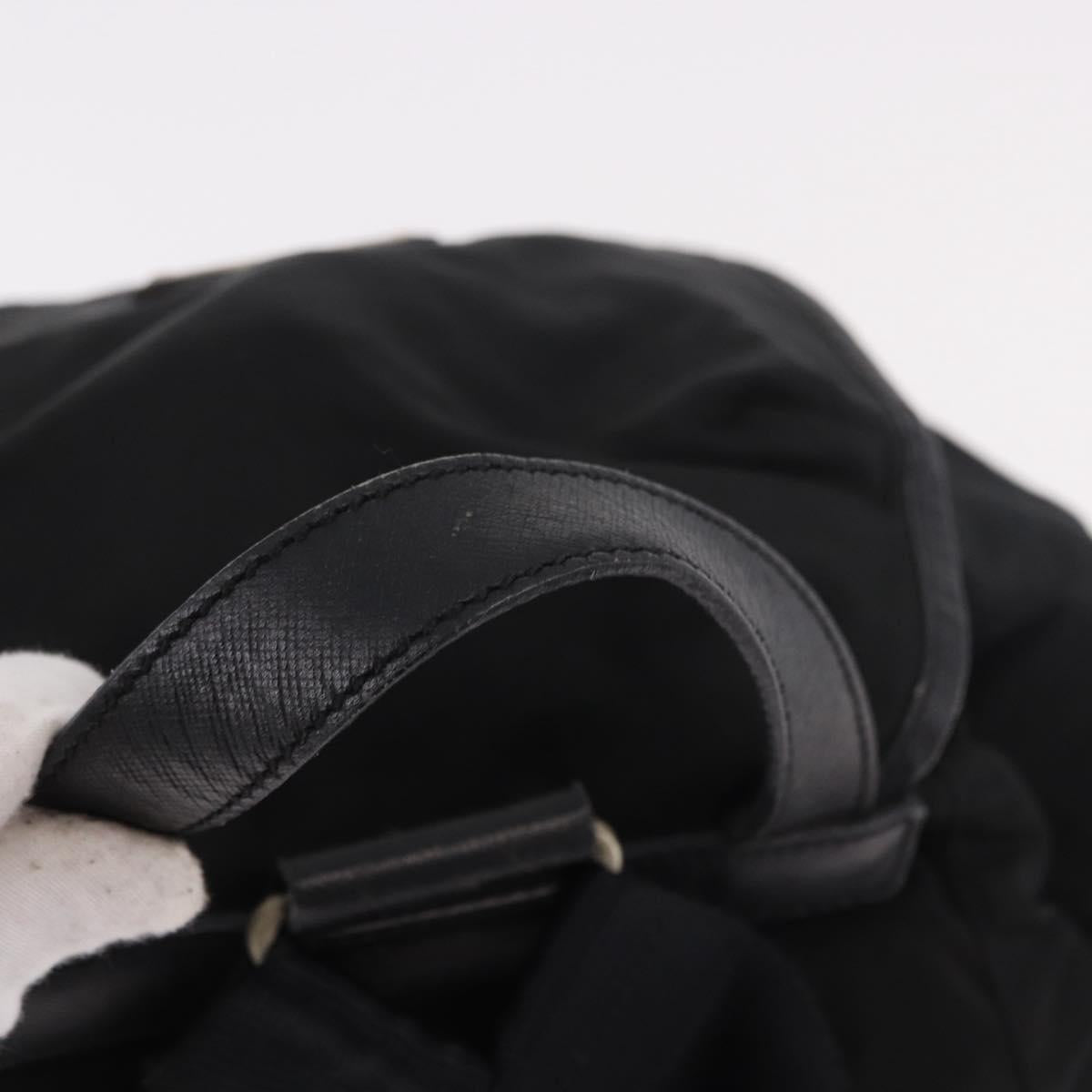 PRADA Backpack Nylon Black Silver Auth 188443 - Jerrillo image 8