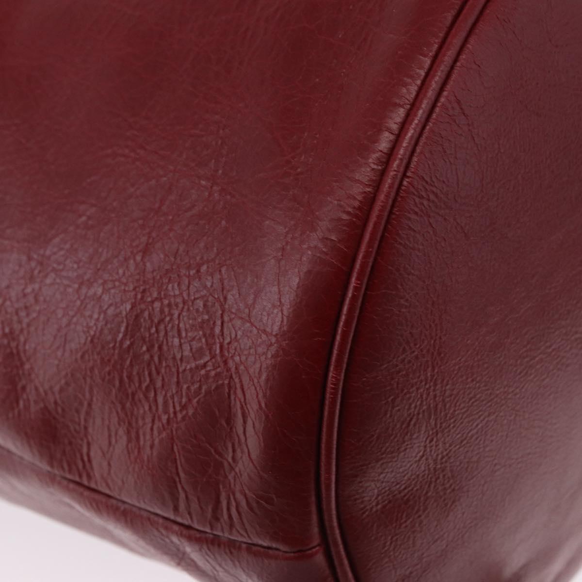 GUCCI Shoulder Bag Leather Red Silver 598086 Auth 188541V - Jerrillo image 9