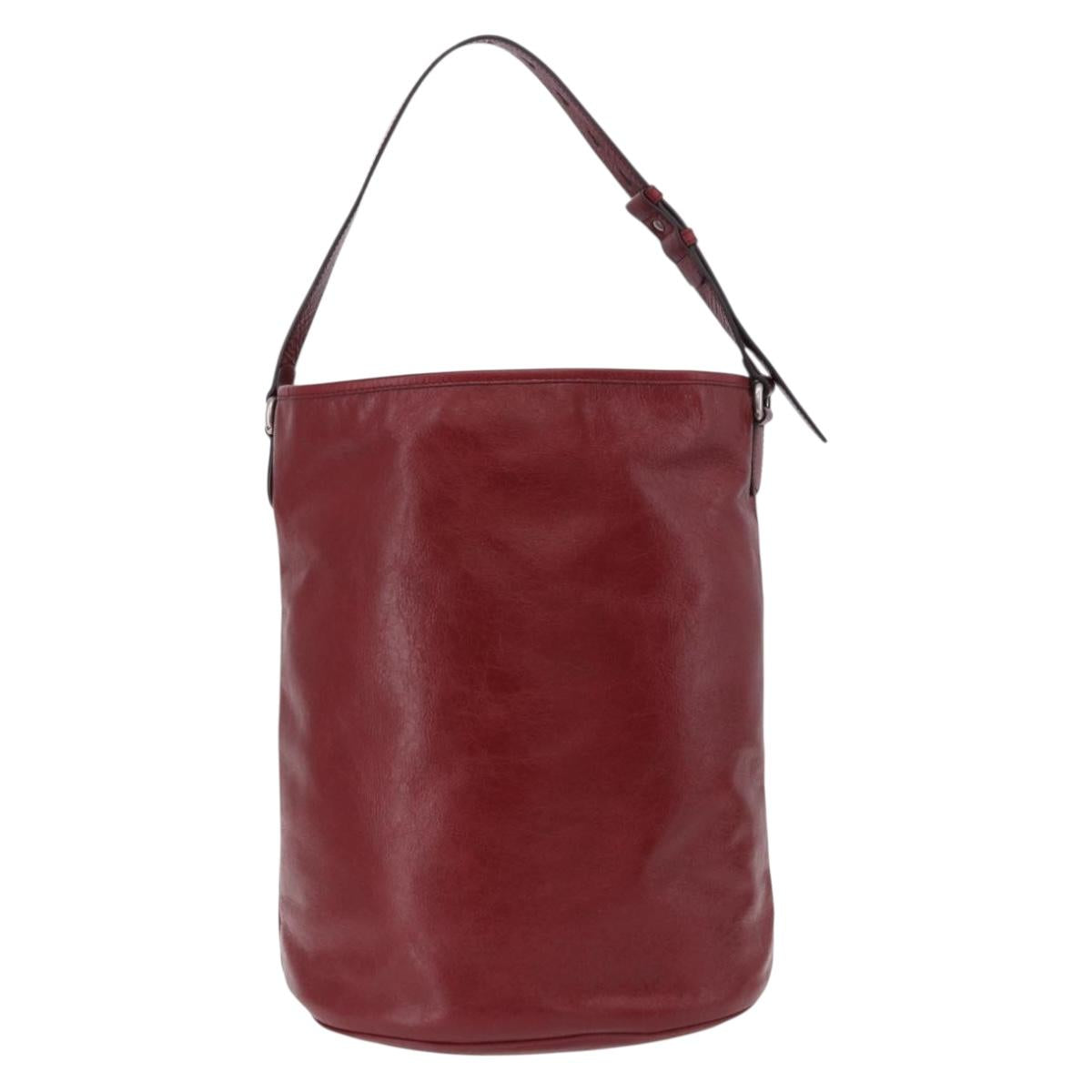 GUCCI Shoulder Bag Leather Red Silver 598086 Auth 188541V - Jerrillo image 2