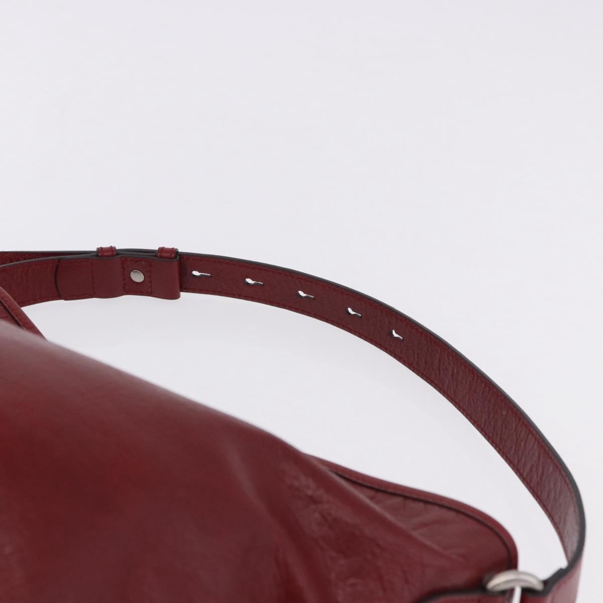 GUCCI Shoulder Bag Leather Red Silver 598086 Auth 188541V - Jerrillo image 8